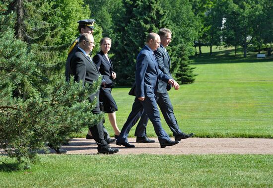 Vladimir Putin visits Finland