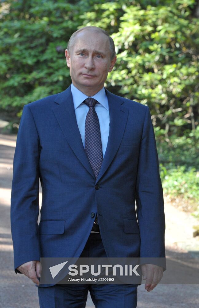 Vladimir Putin visits Finland