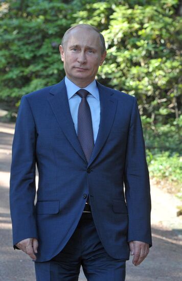 Vladimir Putin visits Finland