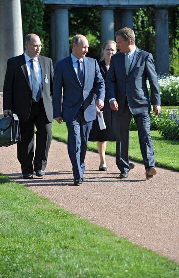 Vladimir Putin visits Finland