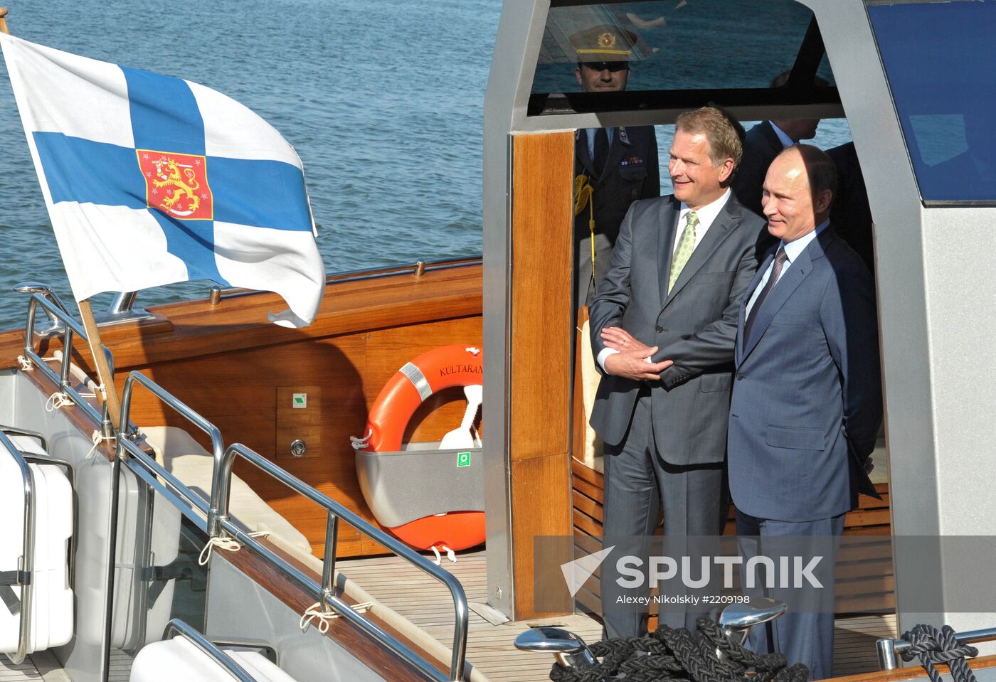 Vladimir Putin visits Finland