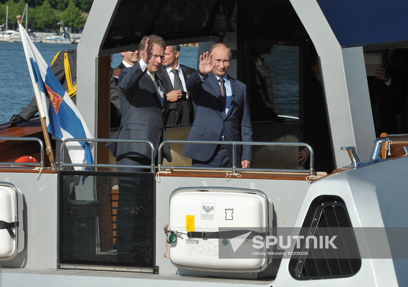 Vladimir Putin visits Finland