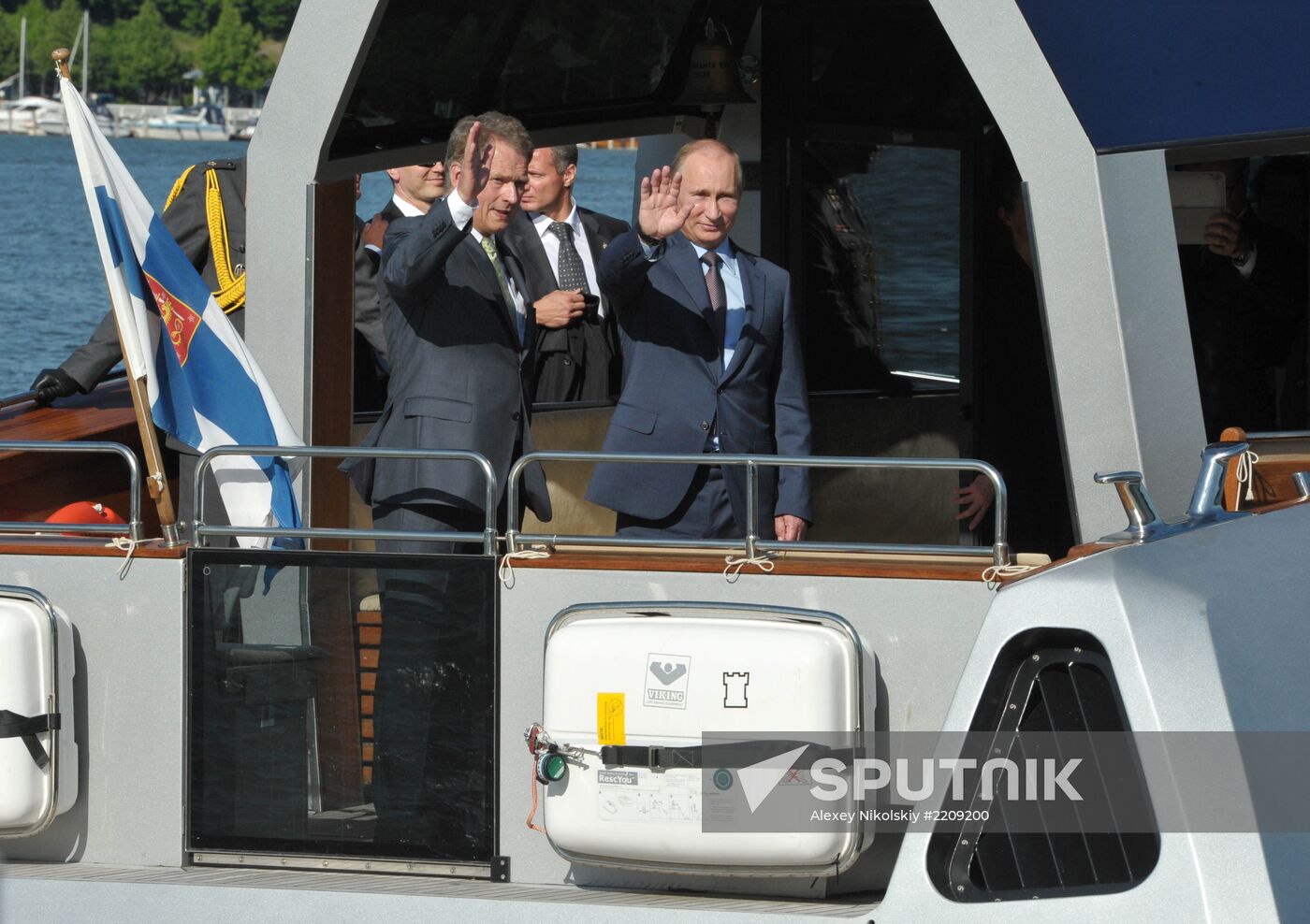 Vladimir Putin visits Finland