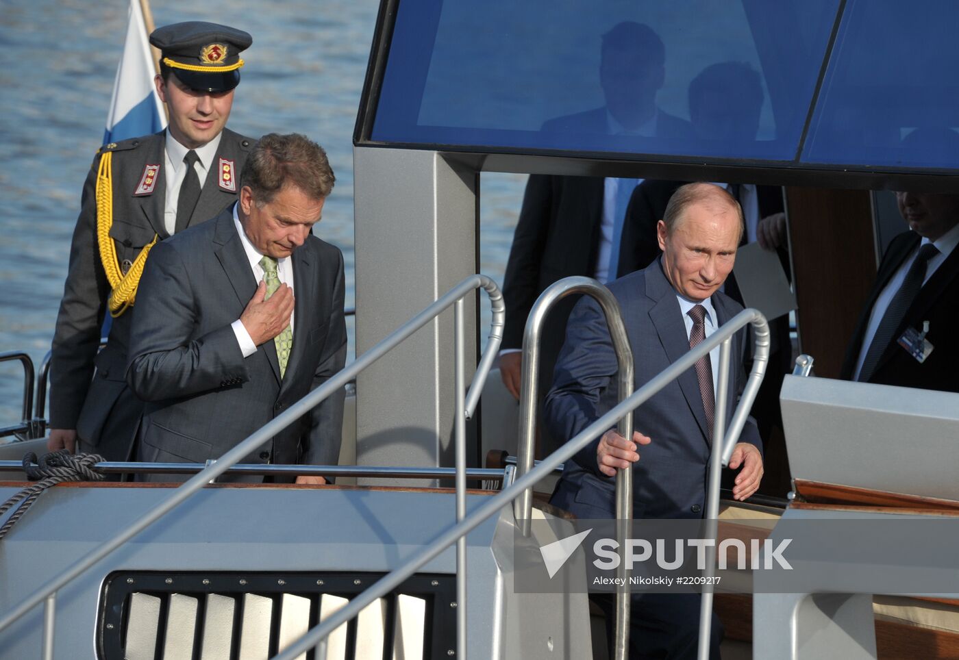 Vladimir Putin visits Finland