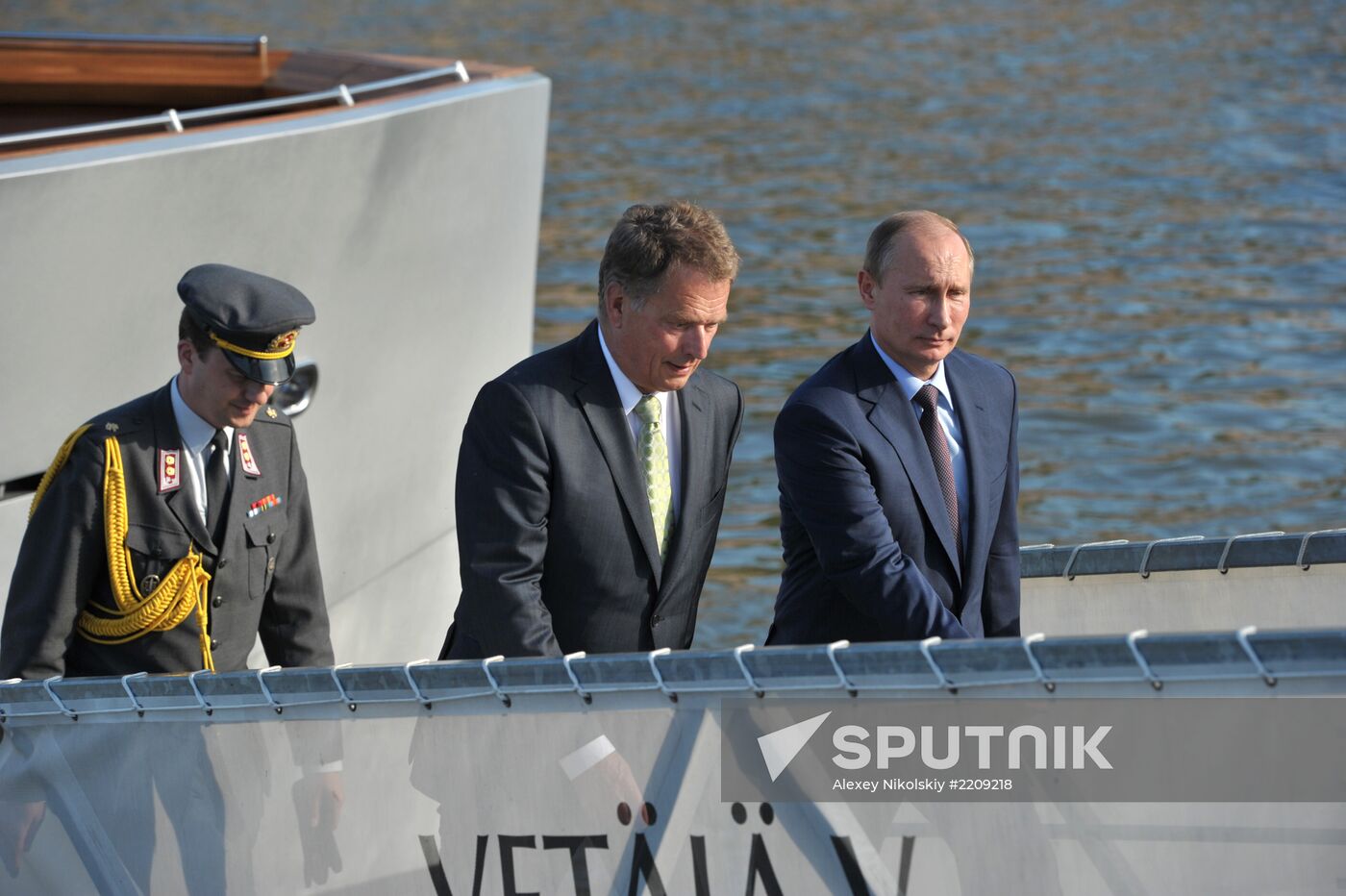 Vladimir Putin visits Finland