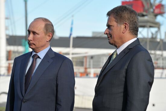 Vladimir Putin visits Finland