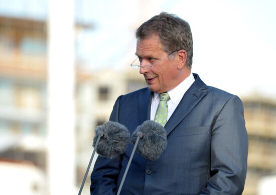 Vladimir Putin visits Finland