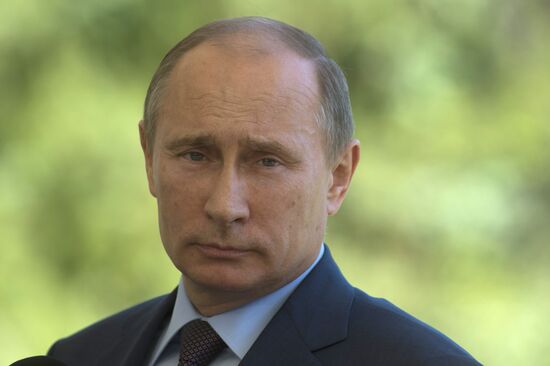 Vladimir Putin visits Finland