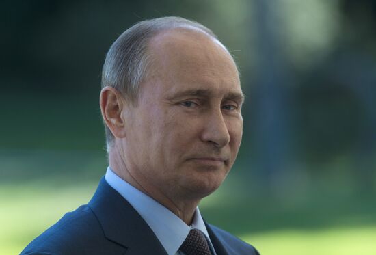 Vladimir Putin visits Finland