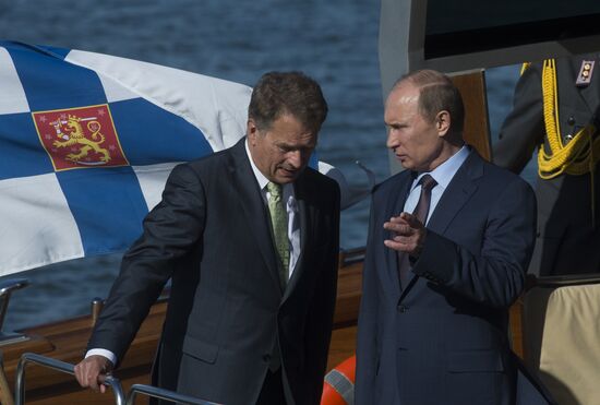 Vladimir Putin visits Finland