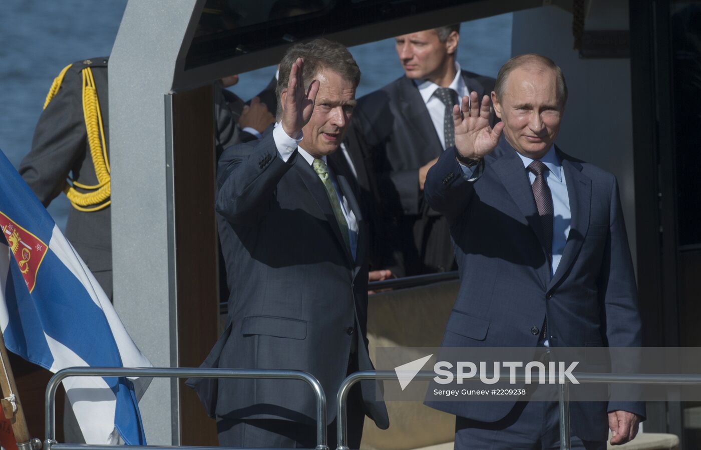 Vladimir Putin visits Finland