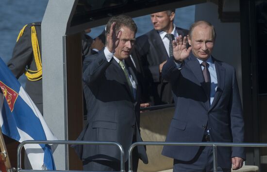 Vladimir Putin visits Finland