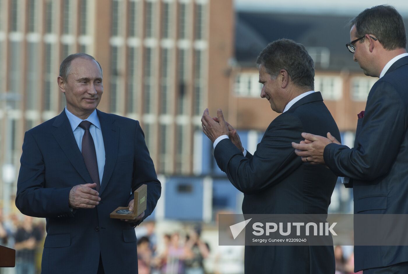 Vladimir Putin visits Finland