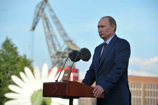 Vladimir Putin visits Finland