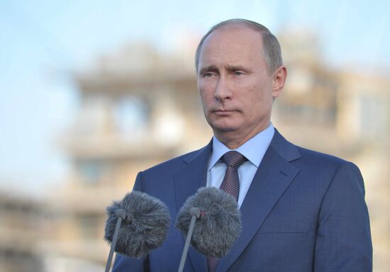 Vladimir Putin visits Finland