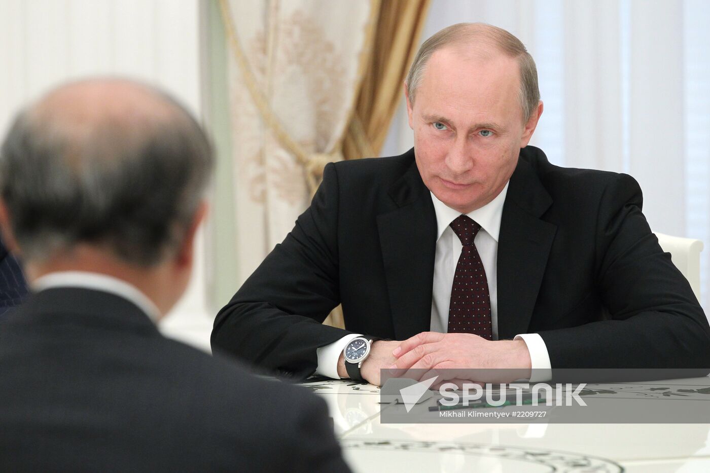 Vladimir Putin meets with Yukiya Amano