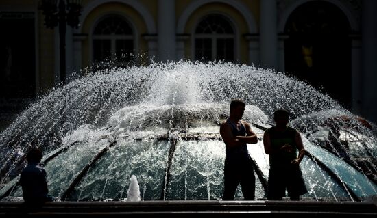 Heat wave arrives in Moscow