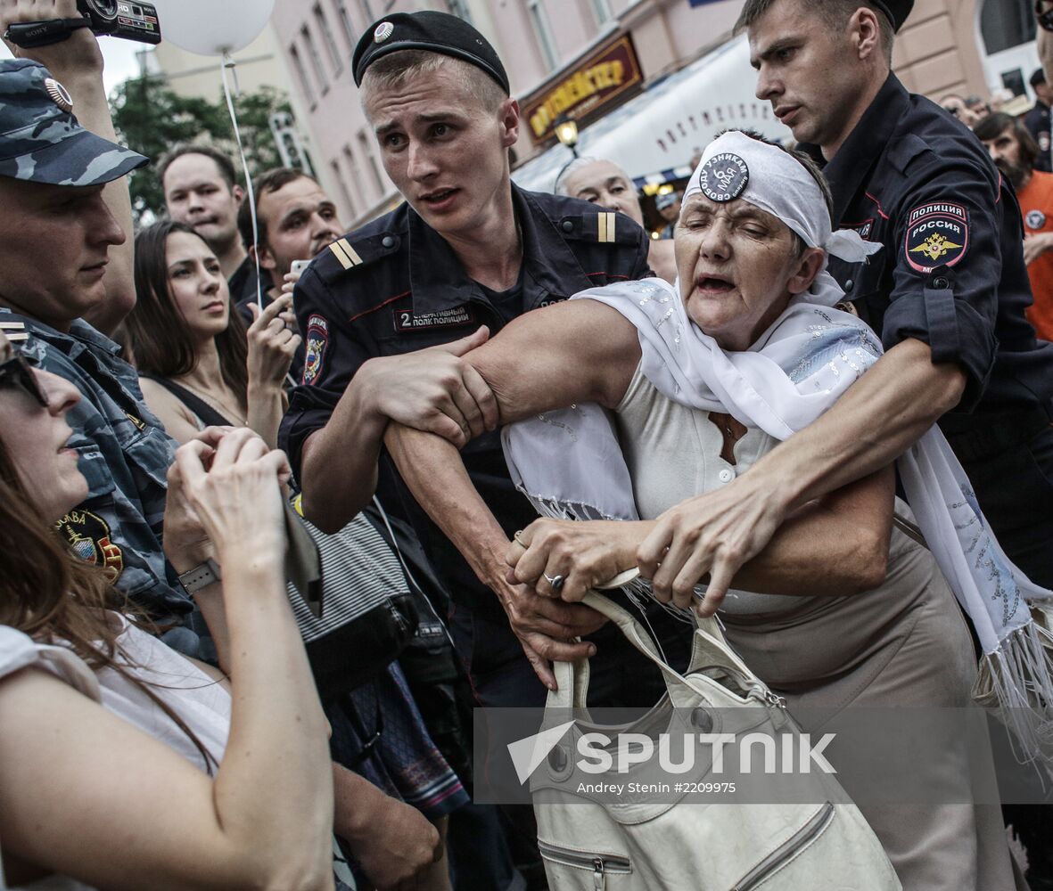 Rally marks birthday of Mikhail Khodorkovsky
