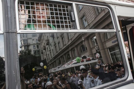 Rally marks birthday of Mikhail Khodorkovsky
