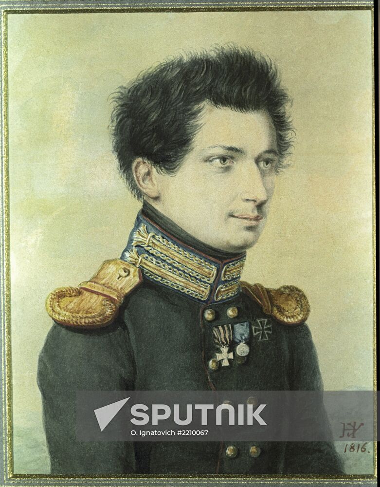 Portrait of Decembrist Ivan Yakushkin