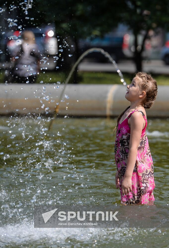 Heat wave in Russia
