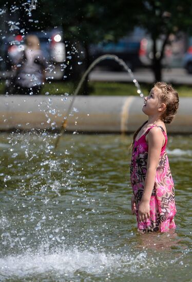 Heat wave in Russia