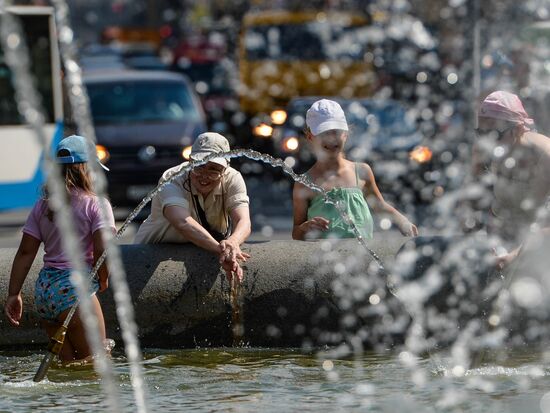 Heat wave in Russia