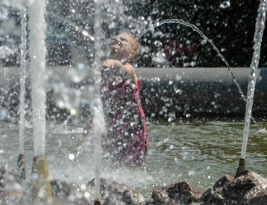 Heat wave in Russia