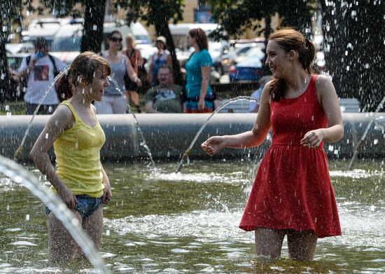 Heat wave in Russia