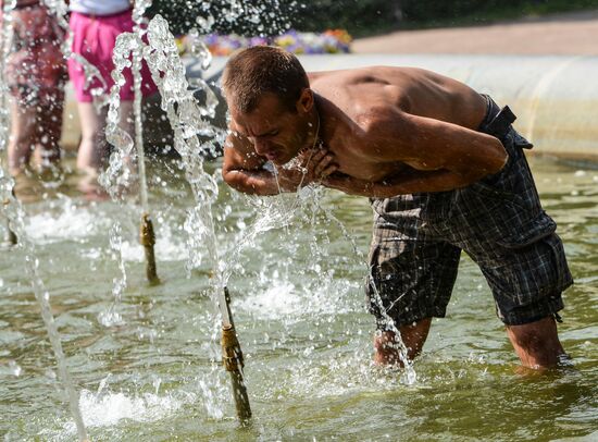 Heat wave in Russia