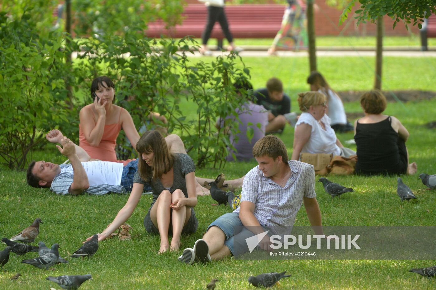 Heat wave in Russia