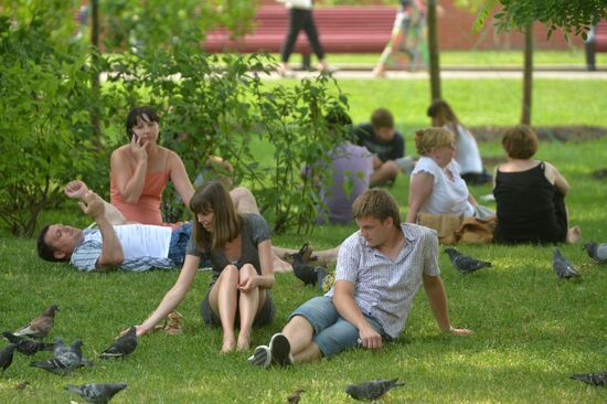Heat wave in Russia