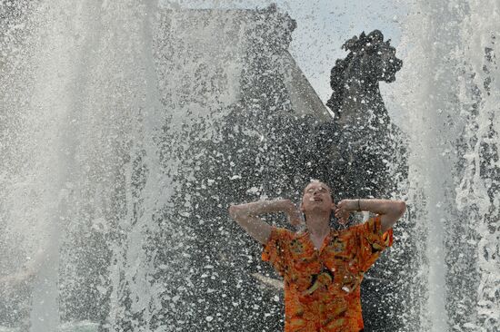 Heat wave in Russia