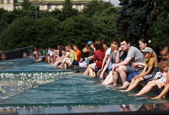 Heat wave in Russia