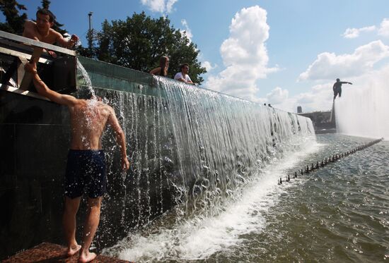 Heat wave in Russia