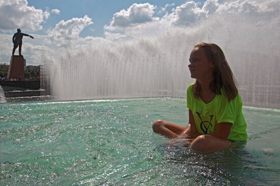 Heat wave in Russia