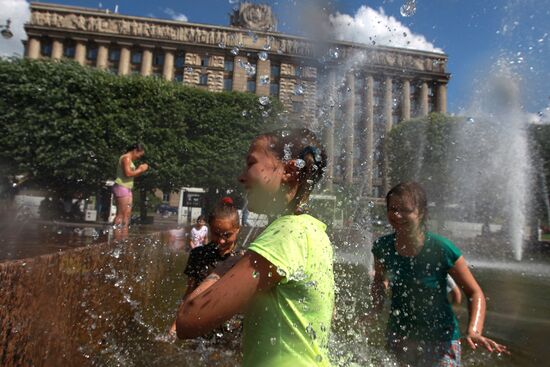 Heat wave in Russia