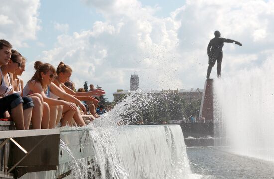 Heat wave in Russia