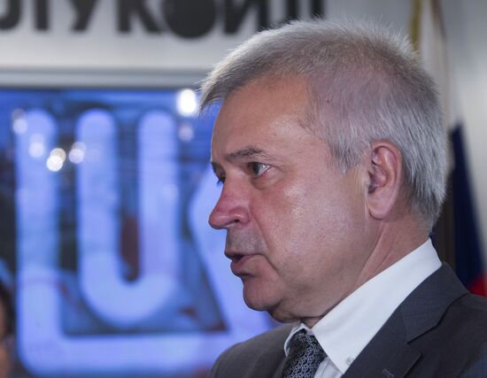 Press briefing by LUKoil president Vagit Alekperov