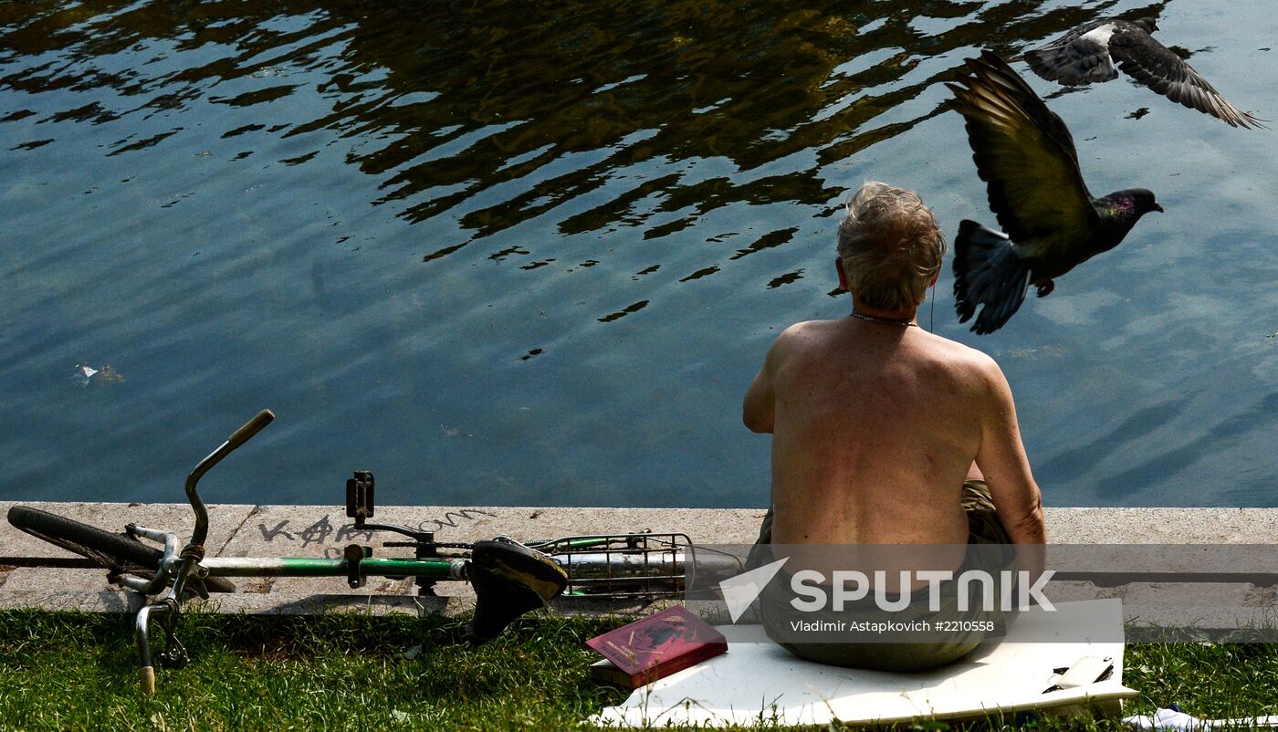Heat wave in Russia