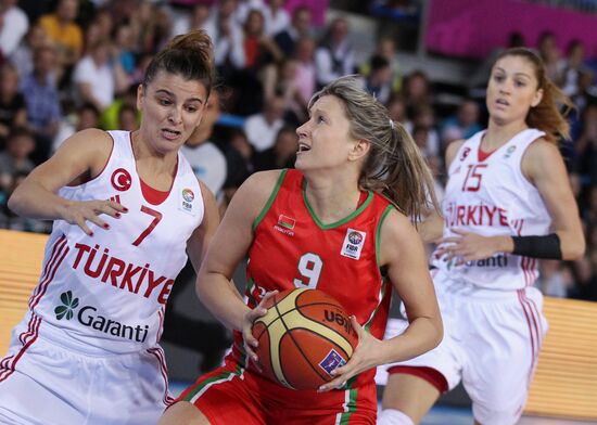 Basketball. European Championship. Women. Turkey vs. Belarus
