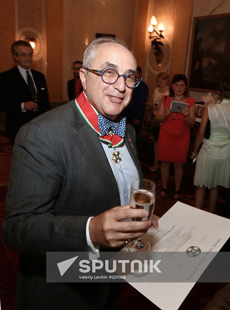 Lawyer Alexander Dobrovinsky receives Order of the Star of Italy