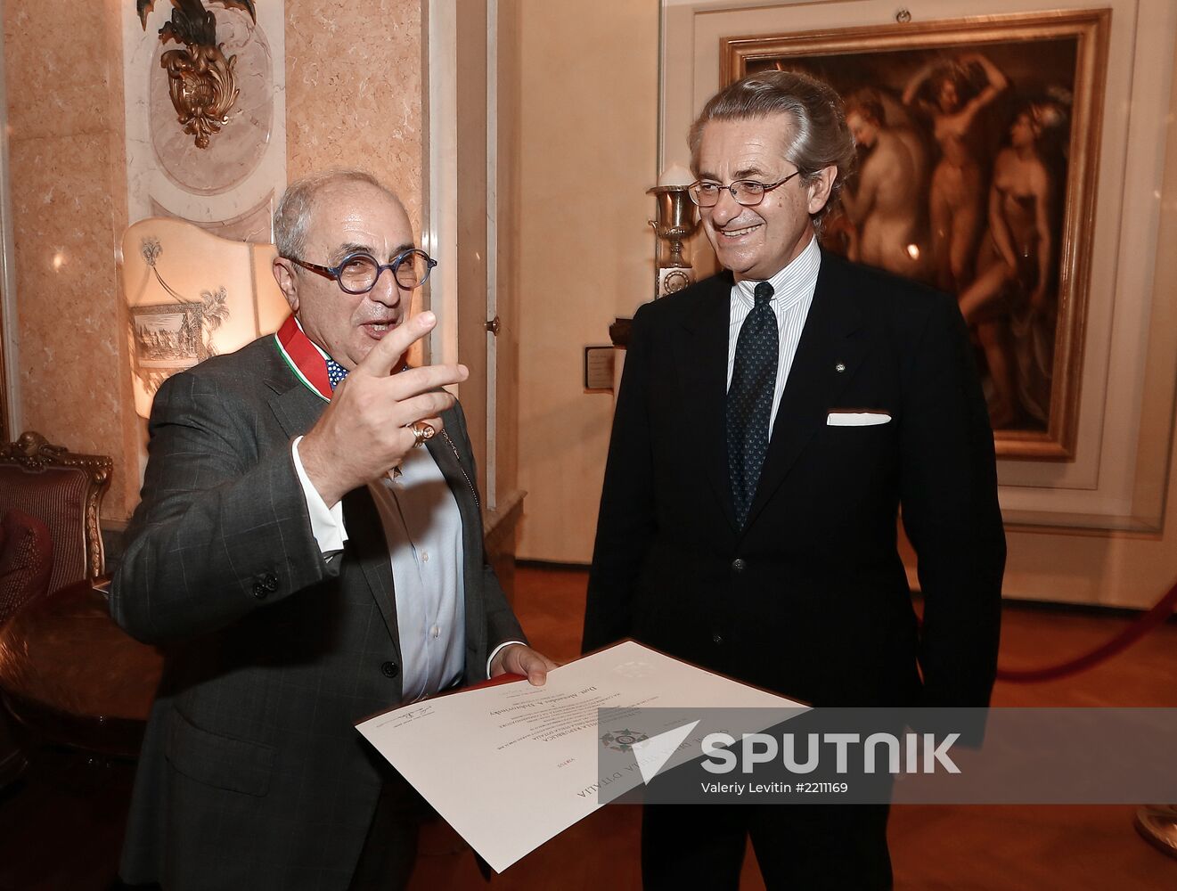 Lawyer Alexander Dobrovinsky receives Order of the Star of Italy