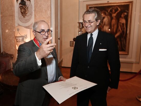 Lawyer Alexander Dobrovinsky receives Order of the Star of Italy