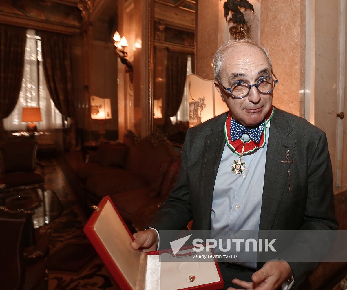 Lawyer Alexander Dobrovinsky receives Order of the Star of Italy