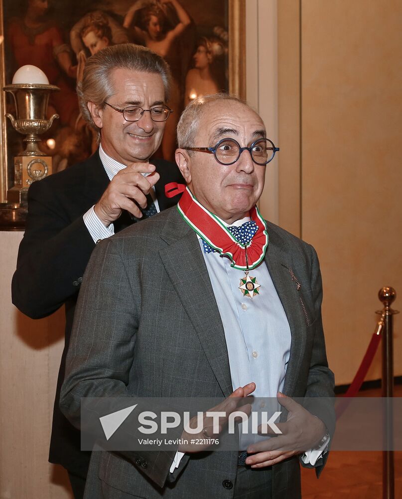 Lawyer Alexander Dobrovinsky receives Order of the Star of Italy