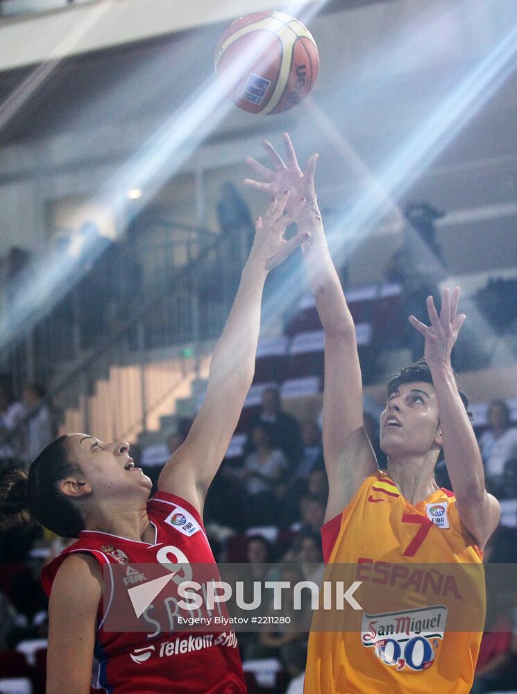 Basketball. European Championship. Women. Spain vs. Serbia