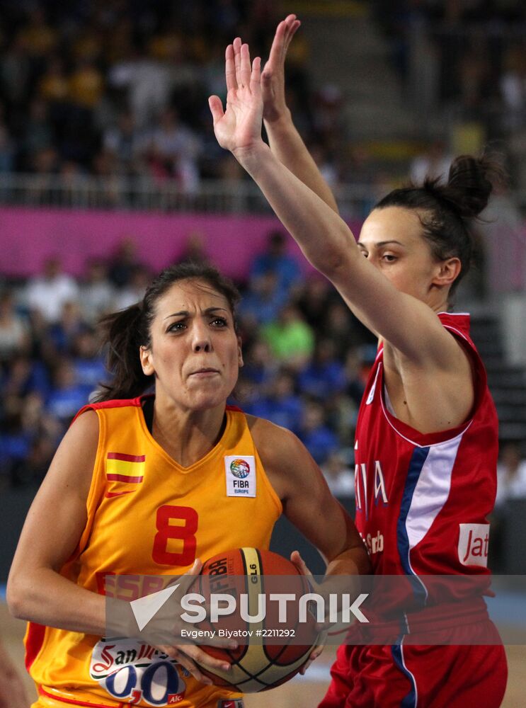 Basketball. European Championship. Women. Spain vs. Serbia