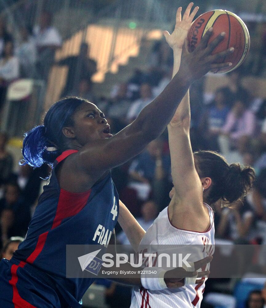 Basketball. European Championship. Women. France vs. Turkey