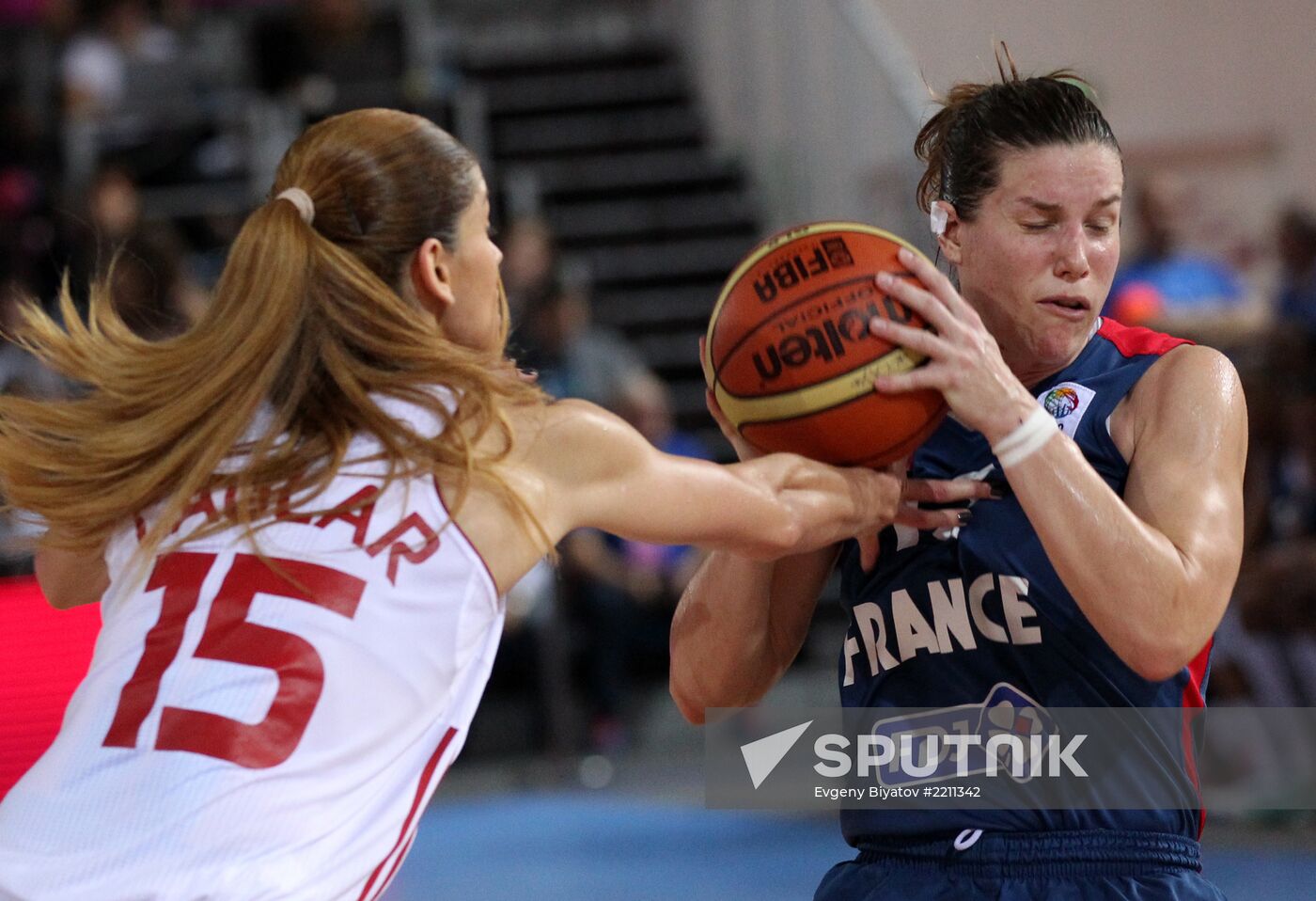 Basketball. European Championship. Women. France vs. Turkey
